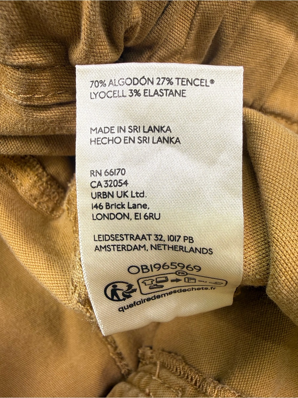 Anthropologie Maeve Utility Wide-Leg Trousers Drawstring Waist Tan Size Large - Picture 10 of 13